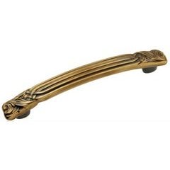 Noveau Pull 5-1/16 inch Center to Center Winchester Brass Noveau Pull 5-1/16 inch Center to Center Winchester Brass