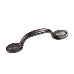 Eclipse 3 Inch Center to Center Vintage Bronze Cabinet Pull Eclipse 3 Inch Center to Center Vintage Bronze Cabinet Pull