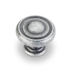 Bremen 1 1-1/4 Inch Diameter Swedish Iron Machined Cabinet Knob Bremen 1 1-1/4 Inch Diameter Swedish Iron Machined Cabinet Knob