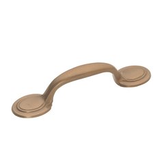 Eclipse 3 Inch Center to Center Satin Bronze Cabinet Pull Eclipse 3 Inch Center to Center Satin Bronze Cabinet Pull