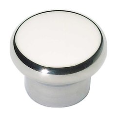 Fluted 1-1/4 Inch Diameter Polished Stainless Steel Cabinet Knob Fluted 1-1/4 Inch Diameter Polished Stainless Steel Cabinet Knob