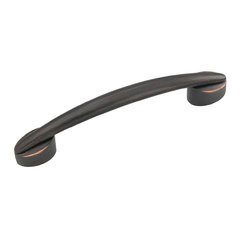 Luna 3-3/4 Inch Center to Center Vintage Bronze Cabinet Pull Luna 3-3/4 Inch Center to Center Vintage Bronze Cabinet Pull