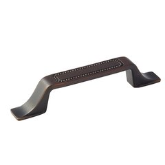 Carolyne 3-3/4 Inch Center to Center Oil-Rubbed Bronze Cabinet Pull Carolyne 3-3/4 Inch Center to Center Oil-Rubbed Bronze Cabinet Pull