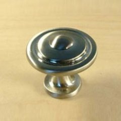 Lisbon 1-1/4 Inch Diameter Satin Nickel Cabinet Knob Lisbon 1-1/4 Inch Diameter Satin Nickel Cabinet Knob