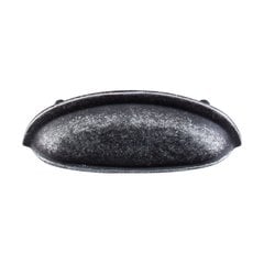 Somerset 3 Inch Center to Center Black Iron Cabinet Cup Pull Somerset 3 Inch Center to Center Black Iron Cabinet Cup Pull
