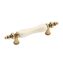 Tranquility 3 Inch Center to Center Lancaster Hand Polished Light Almond Cabinet Pull Tranquility 3 Inch Center to Center Lancaster Hand Polished Light Almond Cabinet Pull