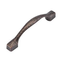 Bedrock 3 Inch Center to Center Dark Antique Copper Cabinet Pull Bedrock 3 Inch Center to Center Dark Antique Copper Cabinet Pull