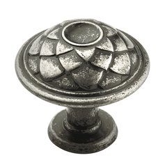 Padma 1-5/16 Inch Diameter Aged Pewter Cabinet Knob Padma 1-5/16 Inch Diameter Aged Pewter Cabinet Knob