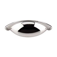 Asbury 2-1/2 Inch Center to Center Polished Nickel Cabinet Cup Pull Asbury 2-1/2 Inch Center to Center Polished Nickel Cabinet Cup Pull