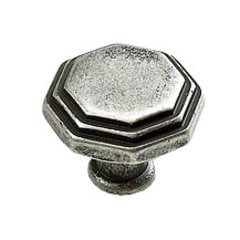 Firenza Designs 1-1/8 Inch Diameter Firenza Silver Cabinet Knob Firenza Designs 1-1/8 Inch Diameter Firenza Silver Cabinet Knob