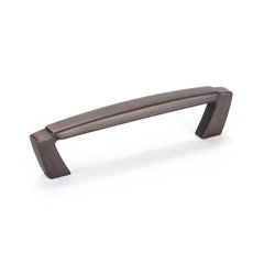 Vested Interest 3-3/4 Inch Center to Center Verona Bronze Cabinet Pull Vested Interest 3-3/4 Inch Center to Center Verona Bronze Cabinet Pull