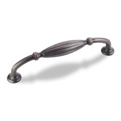 Glenmore 5-1/16 Inch Center to Center Dark Brushed Antique Copper Cabinet Pull Glenmore 5-1/16 Inch Center to Center Dark Brushed Antique Copper Cabinet Pull