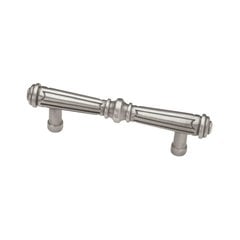 French Romantics 3 Inch Center to Center Brushed Satin Pewter Cabinet Pull French Romantics 3 Inch Center to Center Brushed Satin Pewter Cabinet Pull