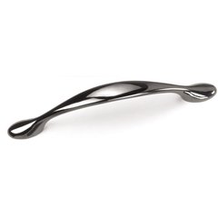 Delano 3-3/4 Inch Center to Center Black Nickel Cabinet Pull Delano 3-3/4 Inch Center to Center Black Nickel Cabinet Pull