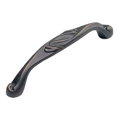 Arcadia Forged Solid Brass 6 Inch Center to Center Ancient Bronze Cabinet Pull Arcadia Forged Solid Brass 6 Inch Center to Center Ancient Bronze Cabinet Pull