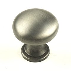 Glacier 1-3/16 Inch Diameter Weathered Pewter Cabinet Knob Glacier 1-3/16 Inch Diameter Weathered Pewter Cabinet Knob