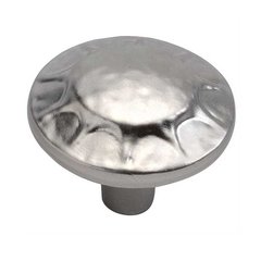 Clover Creek 1-1/4 Inch Diameter Flat Nickel Cabinet Knob Clover Creek 1-1/4 Inch Diameter Flat Nickel Cabinet Knob