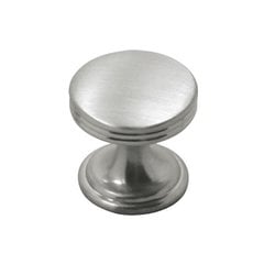 American Diner 1 Inch Diameter Satin Nickel Cabinet Knob American Diner 1 Inch Diameter Satin Nickel Cabinet Knob