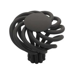 Forged Iron 1-9/16 Inch Diameter Flat Black Cabinet Knob Forged Iron 1-9/16 Inch Diameter Flat Black Cabinet Knob