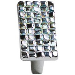 Italian Designs Mosaic 1-1/4 Inch Center to Center Polished Chrome Cabinet Knob Italian Designs Mosaic 1-1/4 Inch Center to Center Polished Chrome Cabinet Knob