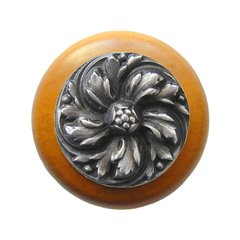 English Garden 1-1/2 Inch Diameter Antique Pewter Cabinet Knob English Garden 1-1/2 Inch Diameter Antique Pewter Cabinet Knob