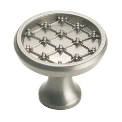 Patterns 1-3/8 Inch Diameter Satin Nickel Cabinet Knob Patterns 1-3/8 Inch Diameter Satin Nickel Cabinet Knob