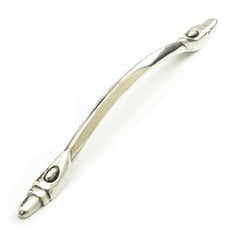 Perla 12 Inch Center to Center Natural Britannium Cabinet Pull Perla 12 Inch Center to Center Natural Britannium Cabinet Pull