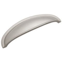 Power and Beauty Cup Pull 3 inch Center to Center Satin Nickel Power and Beauty Cup Pull 3 inch Center to Center Satin Nickel
