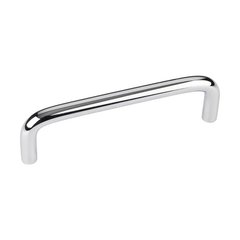 Torino 3-3/4 Inch Center to Center Polished Chrome Plated Steel Cabinet Pull Torino 3-3/4 Inch Center to Center Polished Chrome Plated Steel Cabinet Pull