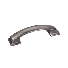 Annadale 3-3/4 Inch Center to Center Brushed Pewter Cabinet Pull Annadale 3-3/4 Inch Center to Center Brushed Pewter Cabinet Pull