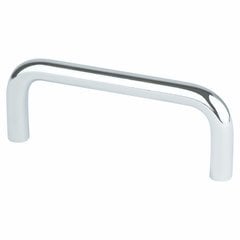 Zurich 3-5/16 Inch Length Polished Chrome Cabinet Pull Zurich 3-5/16 Inch Length Polished Chrome Cabinet Pull