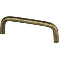 Zurich 3-1/2 Inch Center to Center Antique Brass Pull Zurich 3-1/2 Inch Center to Center Antique Brass Pull