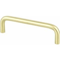Zurich Satin Brass Pull 4-1/16 Inches in Length Zurich Satin Brass Pull 4-1/16 Inches in Length