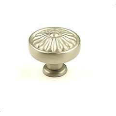 Hartford 1-1/4 Inch Diameter Dull Satin Nickel Cabinet Knob Hartford 1-1/4 Inch Diameter Dull Satin Nickel Cabinet Knob