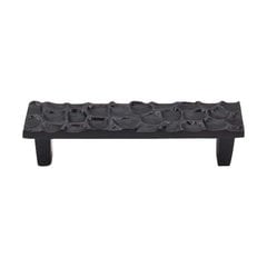 Cobblestone 3-3/4 Inch Center to Center Coal Black Cabinet Pull Cobblestone 3-3/4 Inch Center to Center Coal Black Cabinet Pull