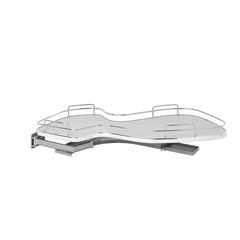 Cloud 15" Single Tier Blind Corner Organizer Left Hand Gray Cloud 15" Single Tier Blind Corner Organizer Left Hand Gray