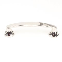 Cali 3-3/4 Inch Center to Center Polished Nickel Cabinet Pull Cali 3-3/4 Inch Center to Center Polished Nickel Cabinet Pull