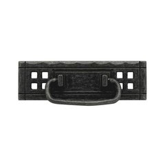 Mission 4-1/4 Inch Center to Center Flat Black Cabinet Bail Pull Mission 4-1/4 Inch Center to Center Flat Black Cabinet Bail Pull