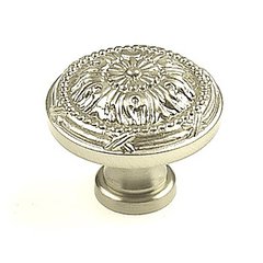 Georgian 1-1/4 Inch Diameter Matte Satin Nickel Cabinet Knob Georgian 1-1/4 Inch Diameter Matte Satin Nickel Cabinet Knob