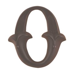 Alhambra House Number Zero Aged Bronze Alhambra House Number Zero Aged Bronze