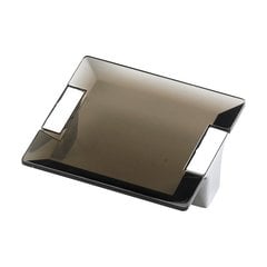 Positano 2-1/2 Inch Center to Center Chrome/Smoke Cabinet Pull Positano 2-1/2 Inch Center to Center Chrome/Smoke Cabinet Pull