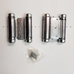 3029-3 3" Double Acting Mortise Spring Hinge - Satin Chrome 3029-3 3" Double Acting Mortise Spring Hinge - Satin Chrome