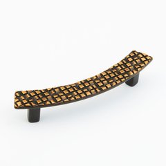 Italian Designs-Mosaic 3-3/4 Inch Center to Center French Antique Bronze Cabinet Pull Italian Designs-Mosaic 3-3/4 Inch Center to Center French Antique Bronze Cabinet Pull