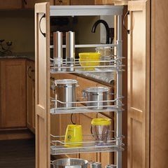 5 Basket Pantry 58-1/4" - 65-3/4" H Chrome 5 Basket Pantry 58-1/4" - 65-3/4" H Chrome