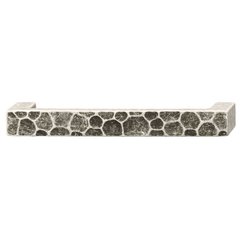 Bella Italiana 5-1/16 Inch Center to Center Antique Silver Cabinet Pull Bella Italiana 5-1/16 Inch Center to Center Antique Silver Cabinet Pull