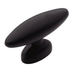 Basic Metals 1-1/2 Inch Length Flat Black Cabinet Knob Basic Metals 1-1/2 Inch Length Flat Black Cabinet Knob