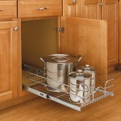 12 inch Single Pull-Out Basket Chrome 12 inch Single Pull-Out Basket Chrome
