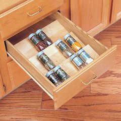 Wood Spice Drawer Insert-16"W x 19.75"L Wood Spice Drawer Insert-16"W x 19.75"L