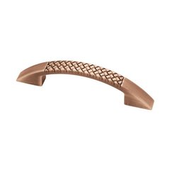 Contempo 3-3/4 Inch Center to Center Red Antique Cabinet Pull Contempo 3-3/4 Inch Center to Center Red Antique Cabinet Pull