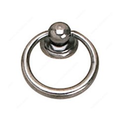 Povera 1-5/16 Inch Diameter Faux Iron Cabinet Ring Pull Povera 1-5/16 Inch Diameter Faux Iron Cabinet Ring Pull